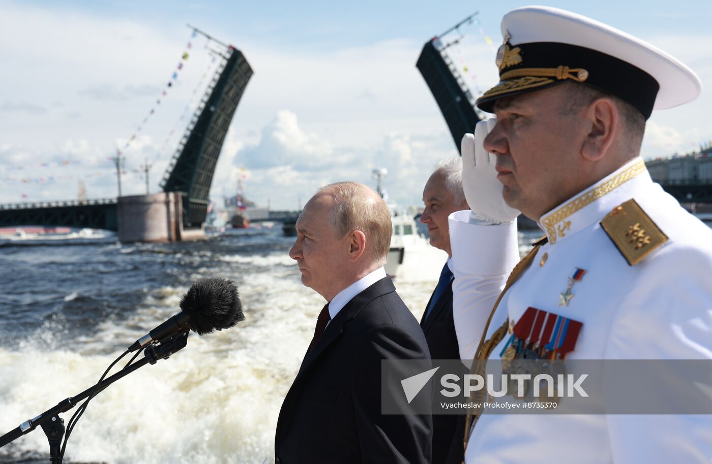 Russia Putin Navy Day Parade