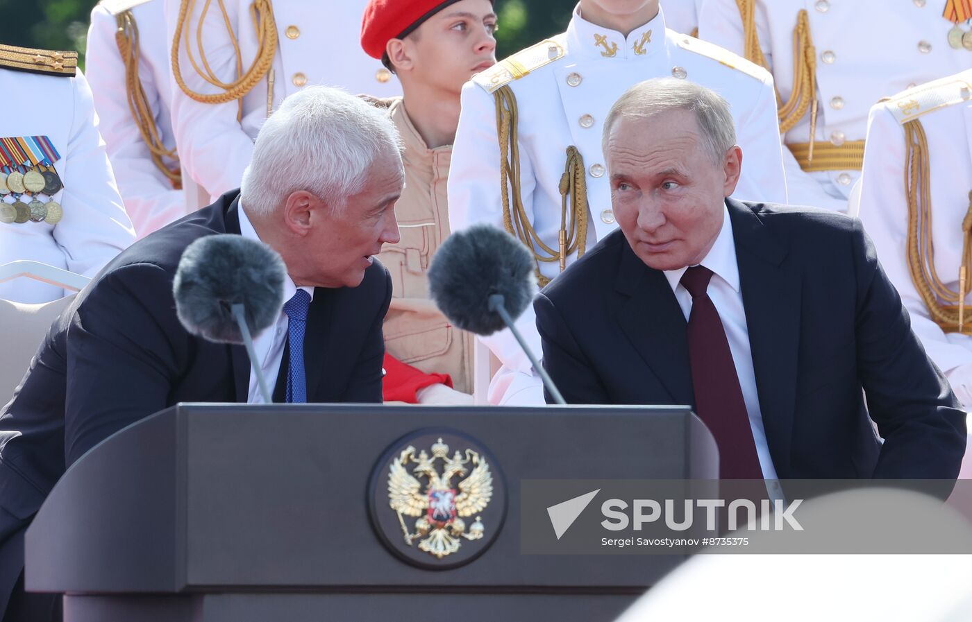 Russia Putin Navy Day Parade