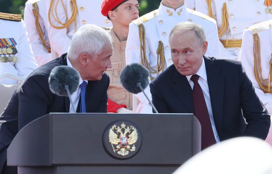 Russia Putin Navy Day Parade