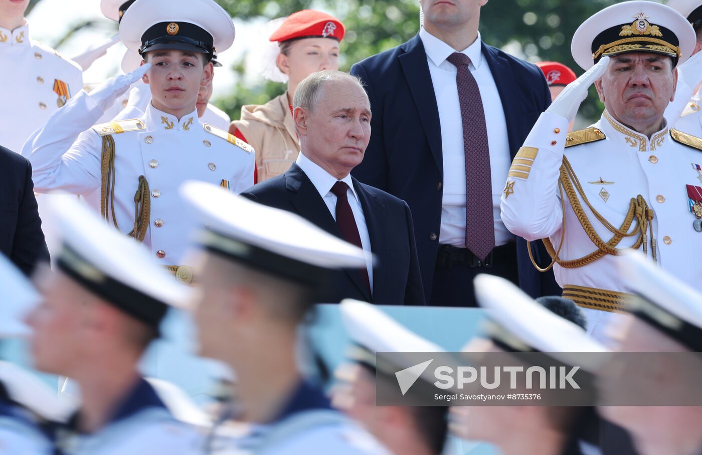 Russia Putin Navy Day Parade