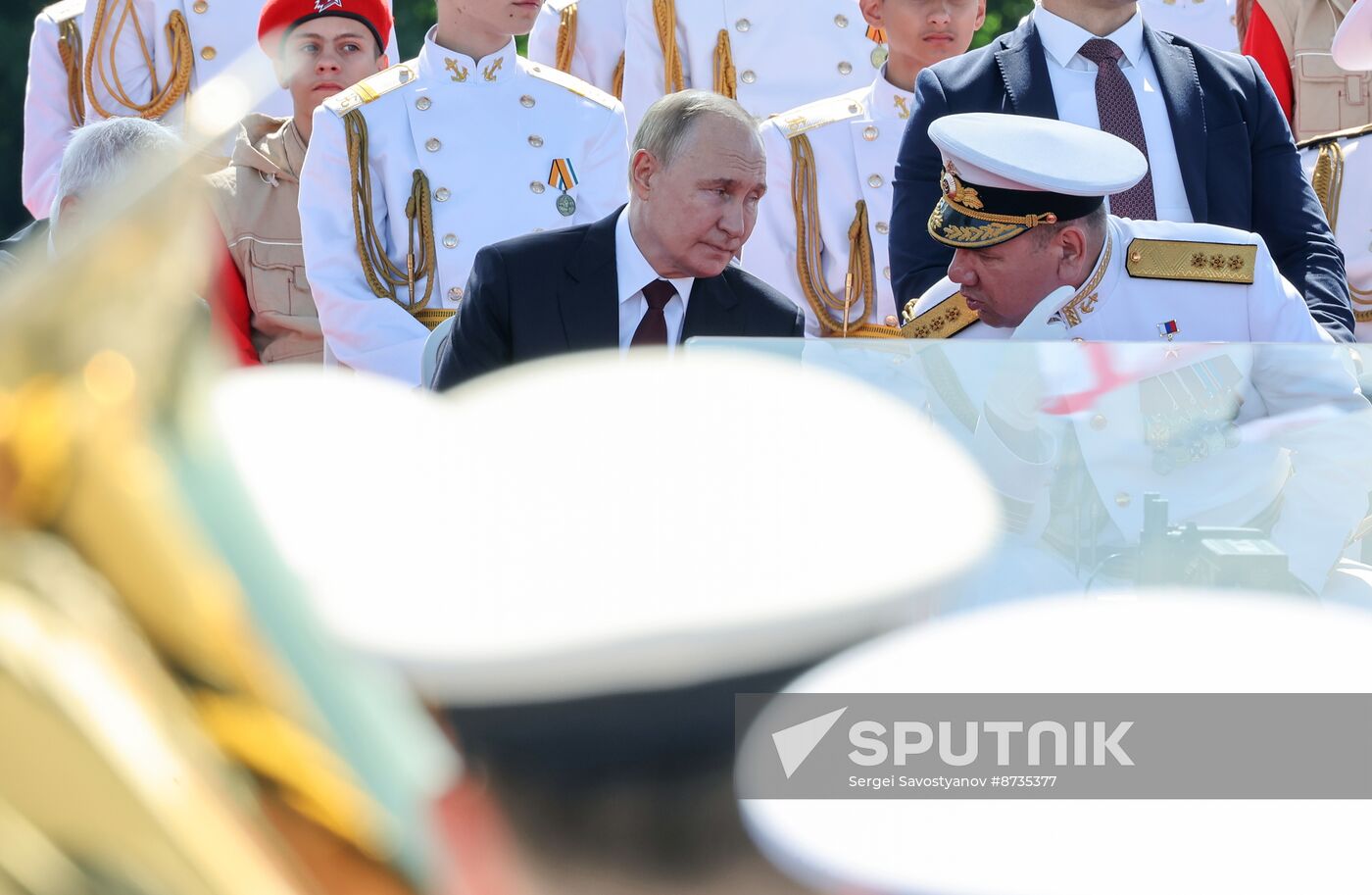 Russia Putin Navy Day Parade