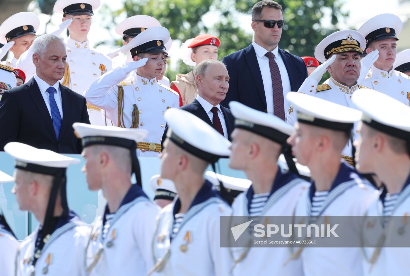 Russia Putin Navy Day Parade