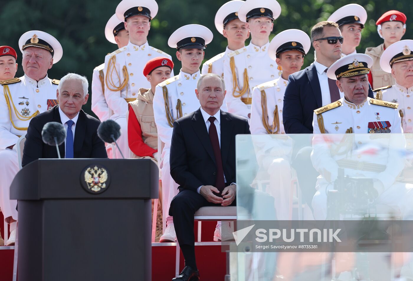 Russia Putin Navy Day Parade