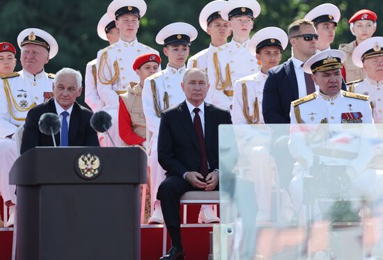 Russia Putin Navy Day Parade