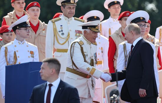 Russia Putin Navy Day Parade