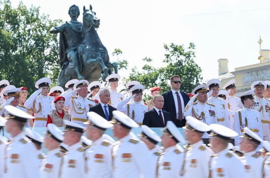 Russia Putin Navy Day Parade