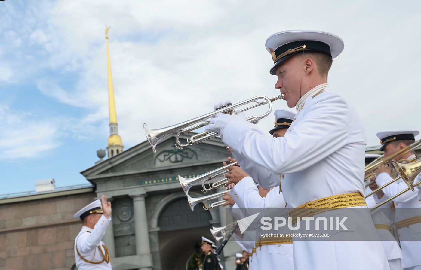 Russia Putin Navy Day Parade