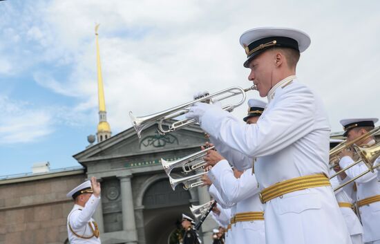 Russia Putin Navy Day Parade