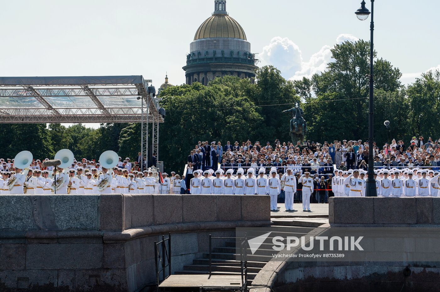 Russia Putin Navy Day Parade