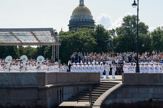 Russia Putin Navy Day Parade