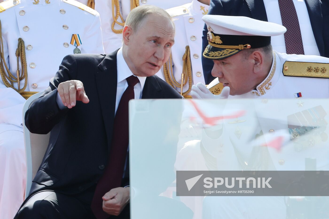 Russia Putin Navy Day Parade