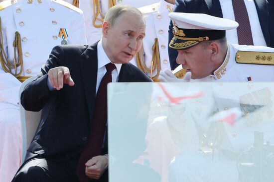 Russia Putin Navy Day Parade