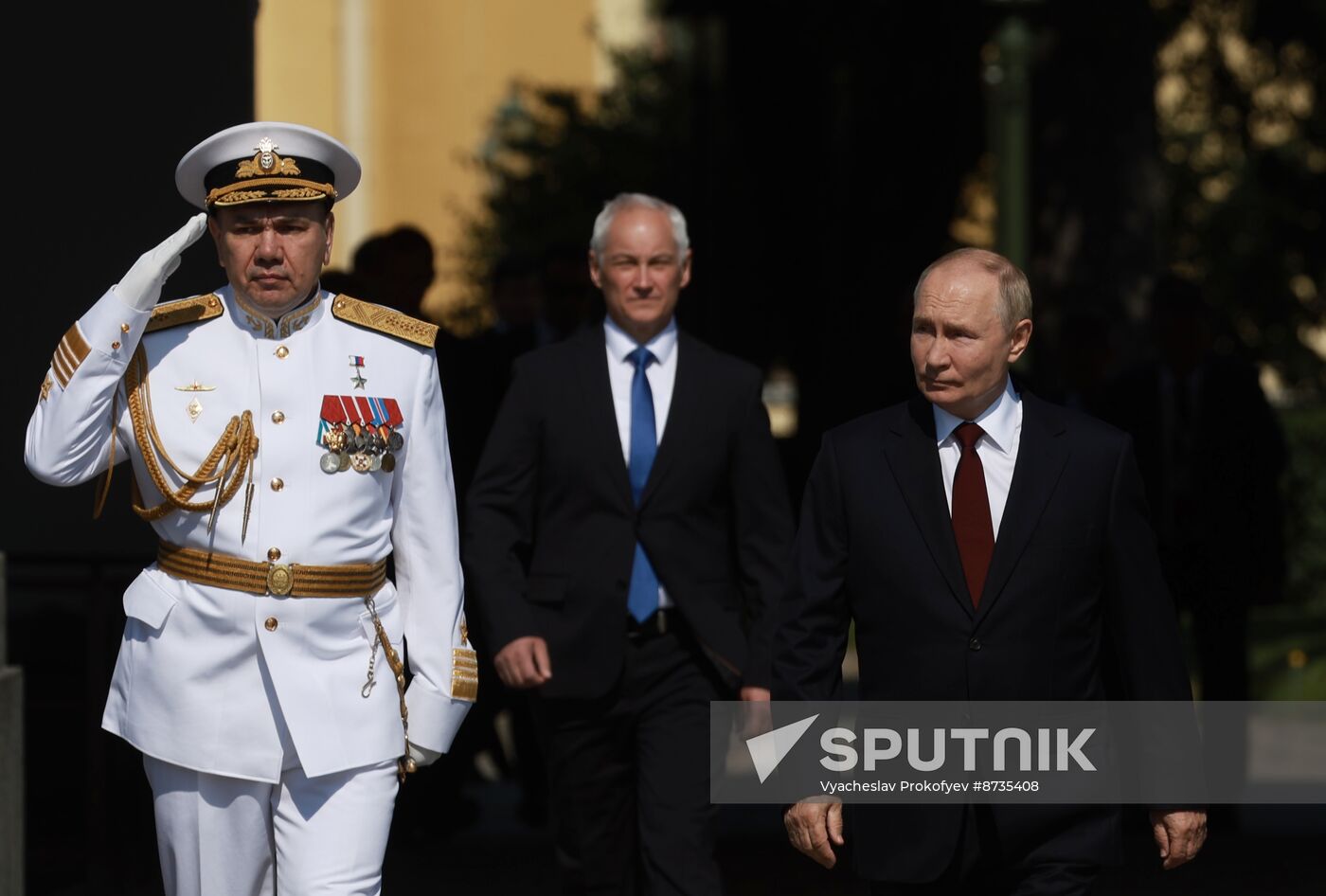 Russia Putin Navy Day Parade