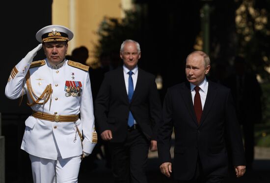 Russia Putin Navy Day Parade