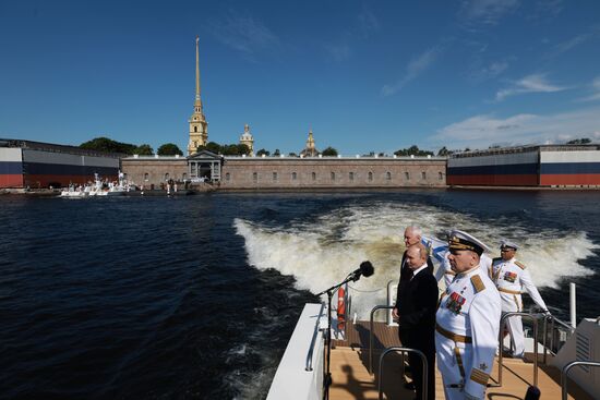 Russia Putin Navy Day Parade