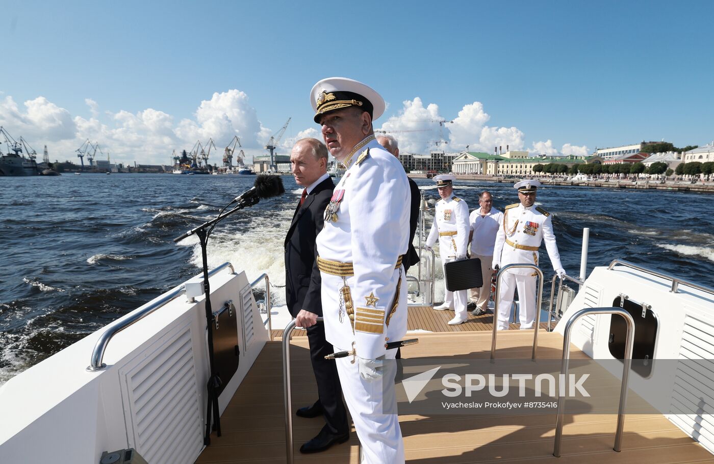 Russia Putin Navy Day Parade