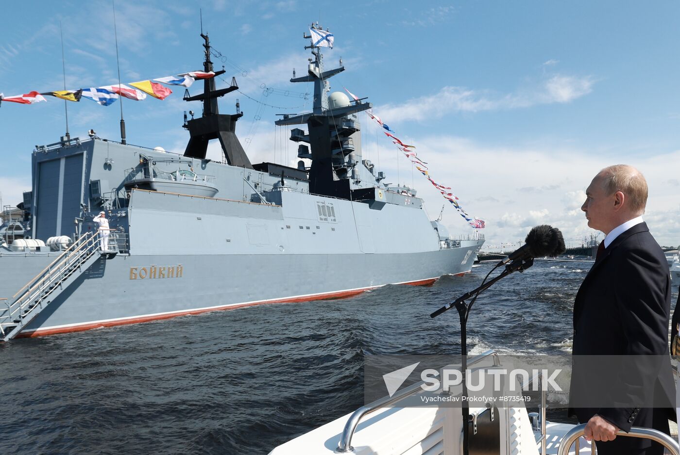 Russia Putin Navy Day Parade