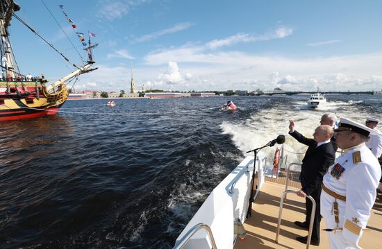 Russia Putin Navy Day Parade