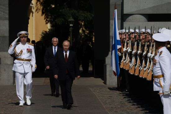 Russia Putin Navy Day Parade