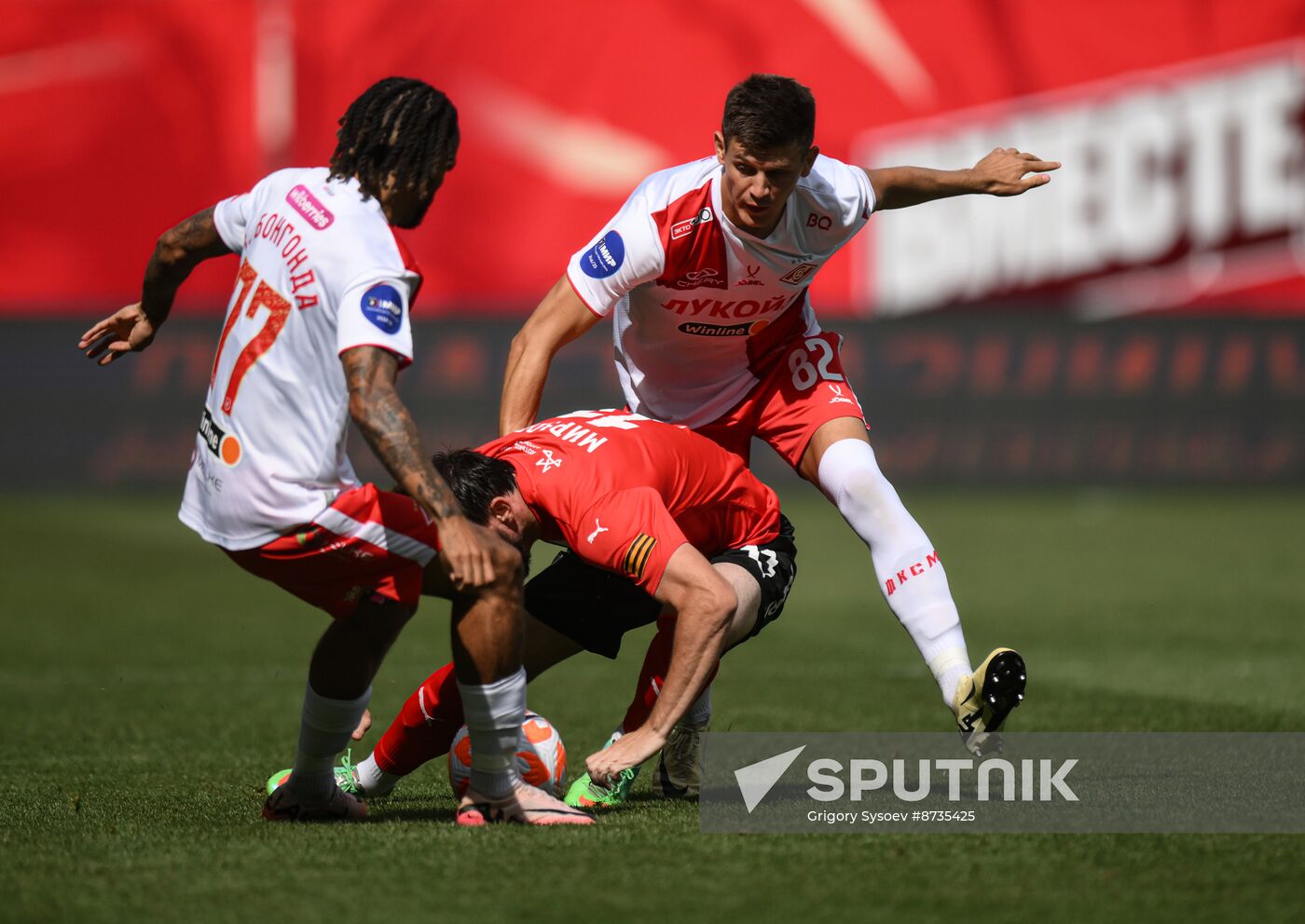 Russia Soccer Premier-League Khimki - Spartak