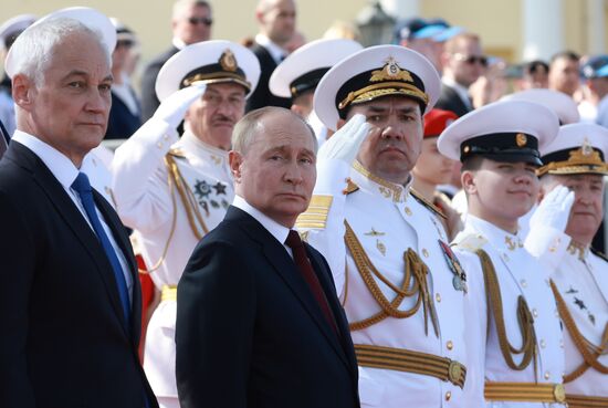 Russia Putin Navy Day Parade