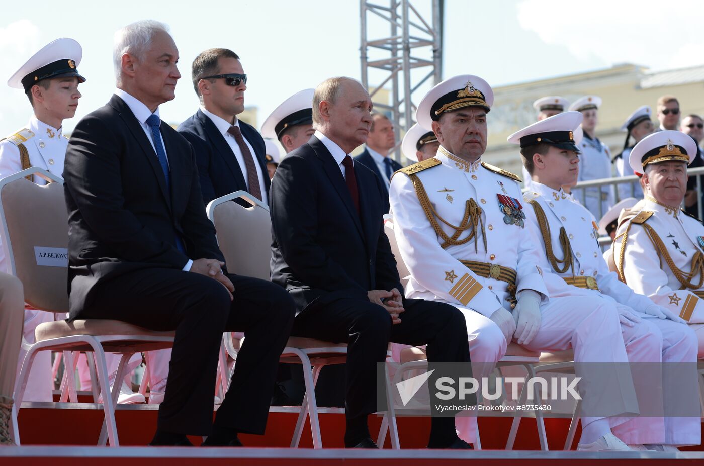 Russia Putin Navy Day Parade