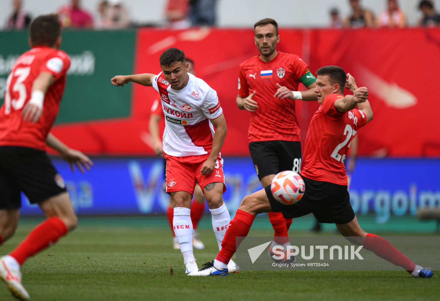 Russia Soccer Premier-League Khimki - Spartak
