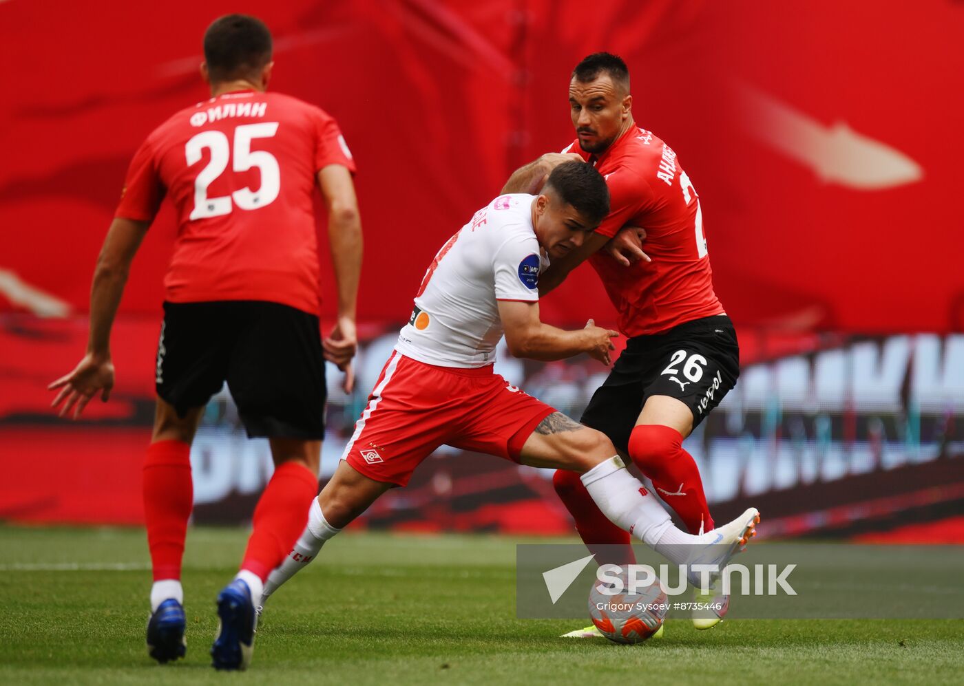 Russia Soccer Premier-League Khimki - Spartak