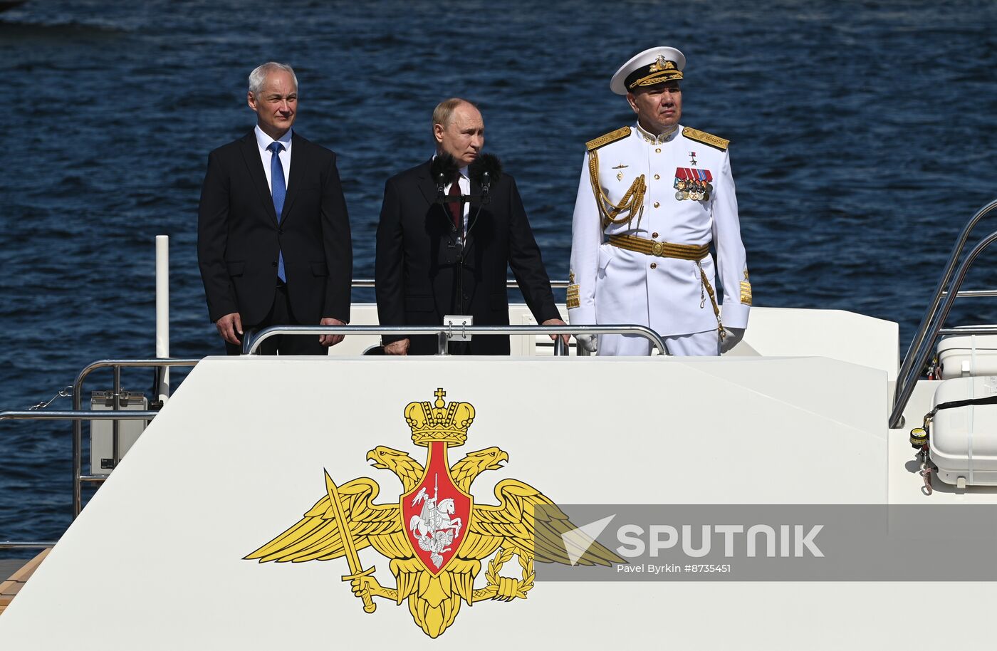 Russia Putin Navy Day Parade