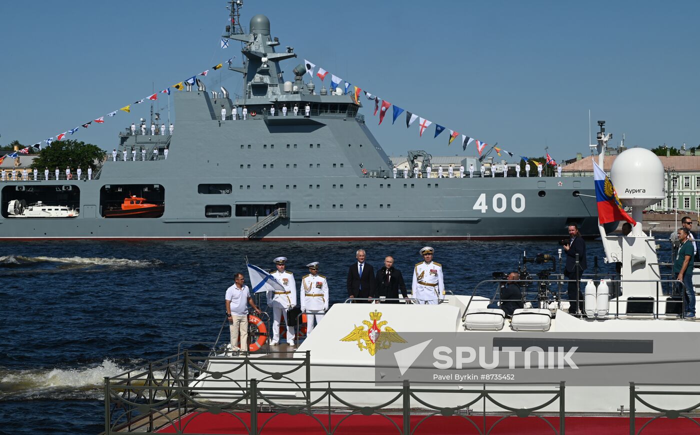 Russia Putin Navy Day Parade