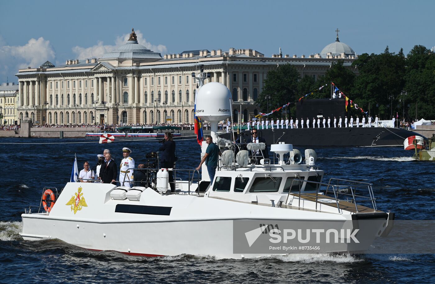 Russia Putin Navy Day Parade