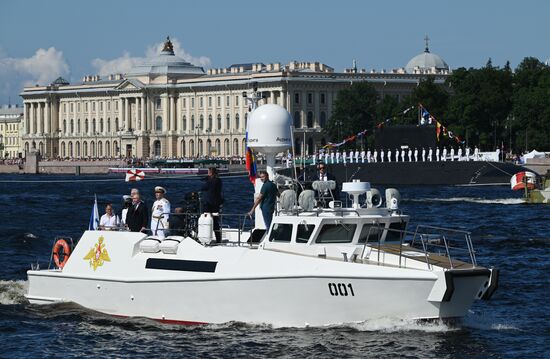 Russia Putin Navy Day Parade