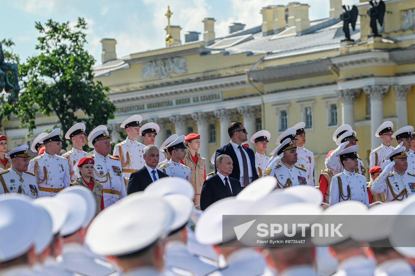 Russia Putin Navy Day Parade