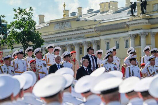 Russia Putin Navy Day Parade