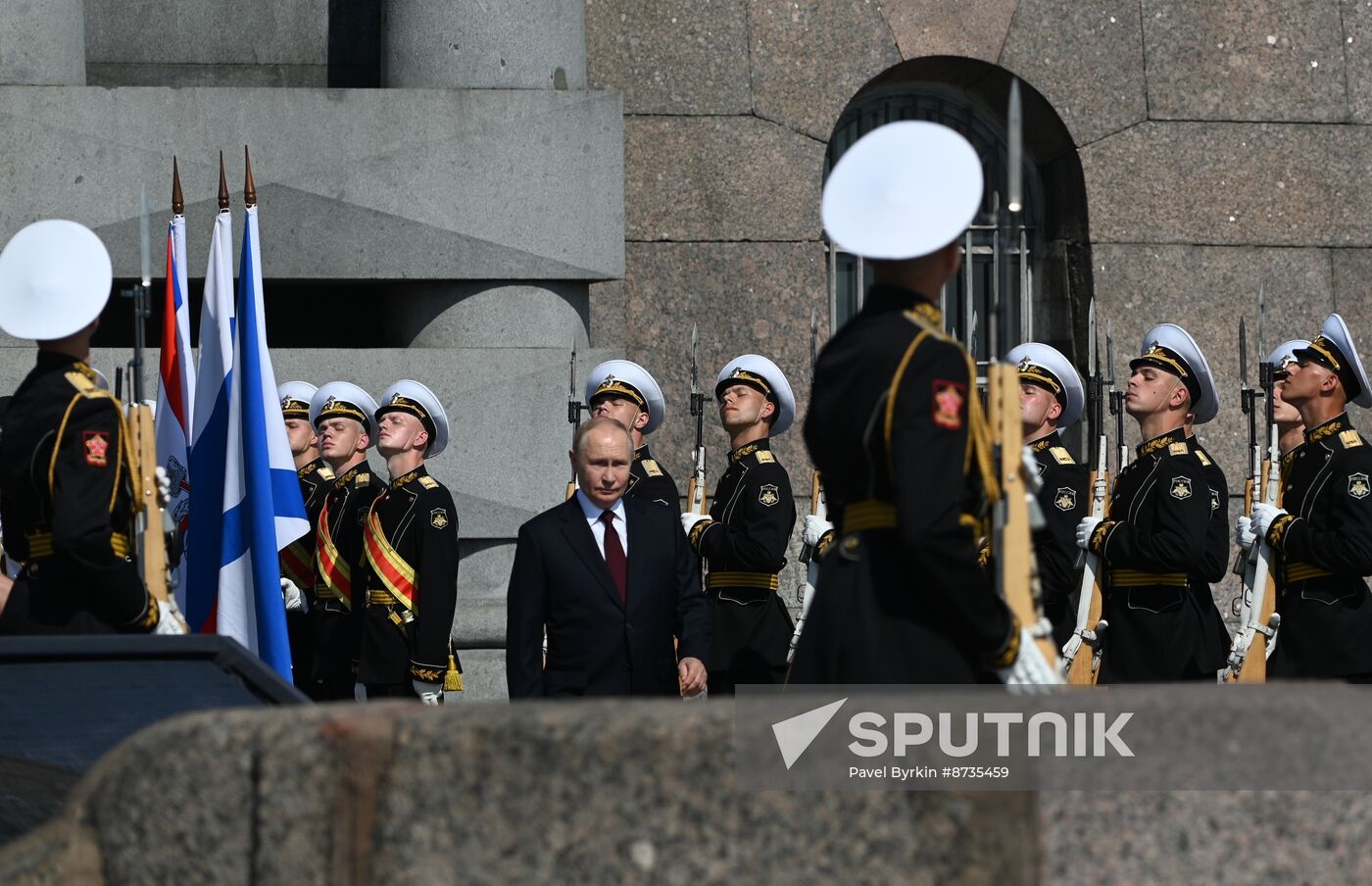 Russia Putin Navy Day Parade