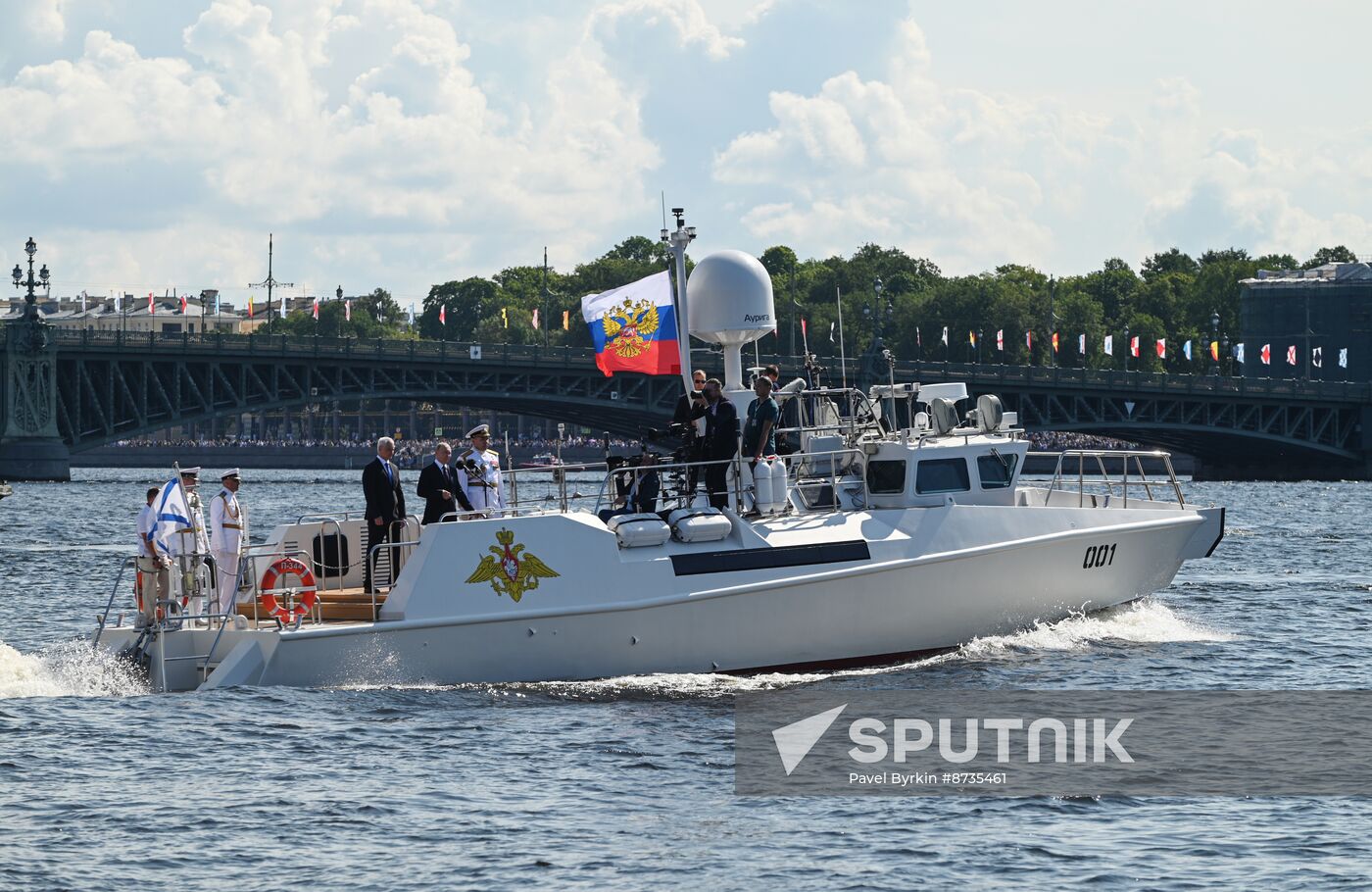 Russia Putin Navy Day Parade