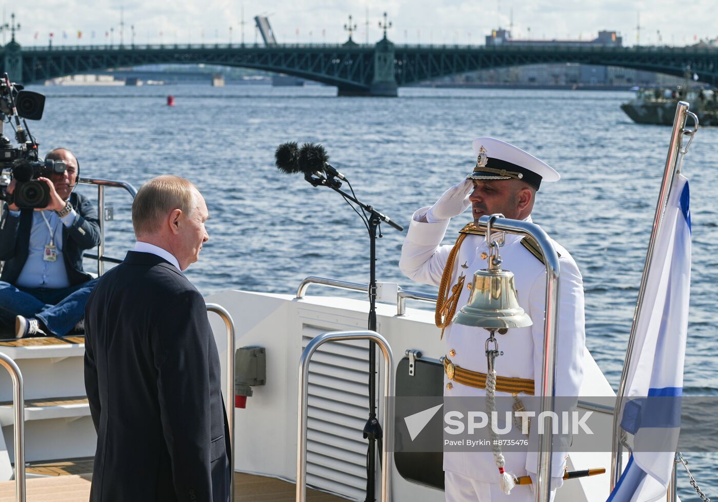 Russia Putin Navy Day Parade