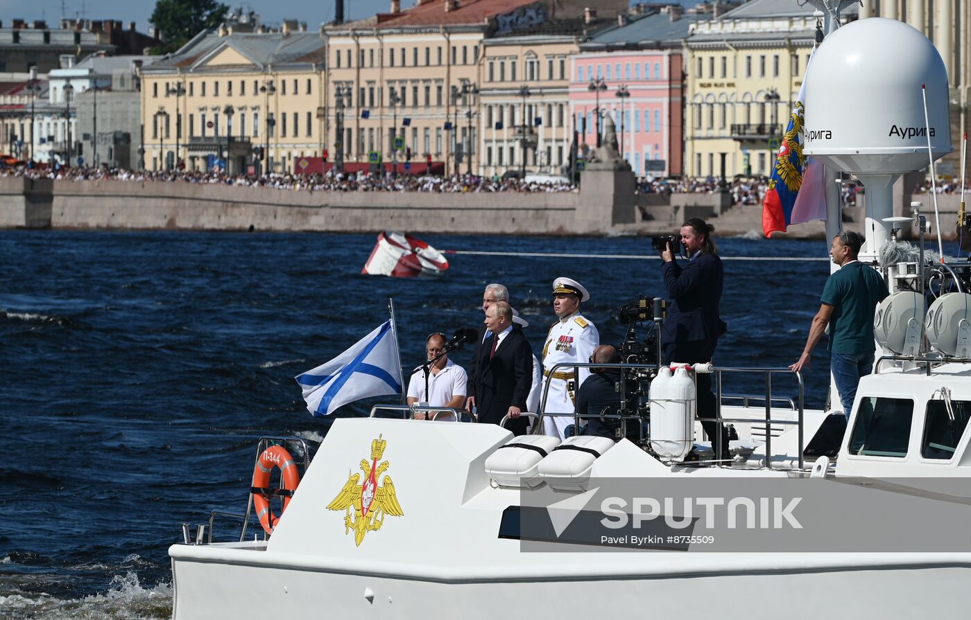 Russia Putin Navy Day Parade