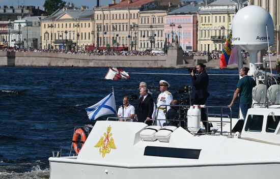 Russia Putin Navy Day Parade