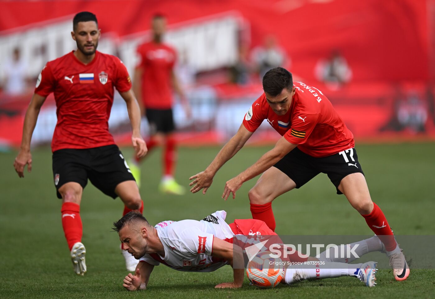 Russia Soccer Premier-League Khimki - Spartak