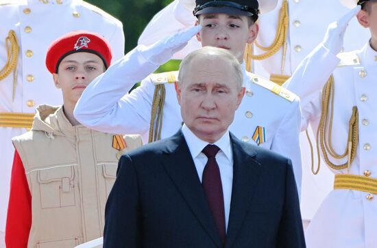 Russia Putin Navy Day Parade