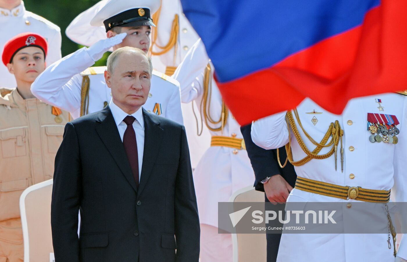 Russia Putin Navy Day Parade