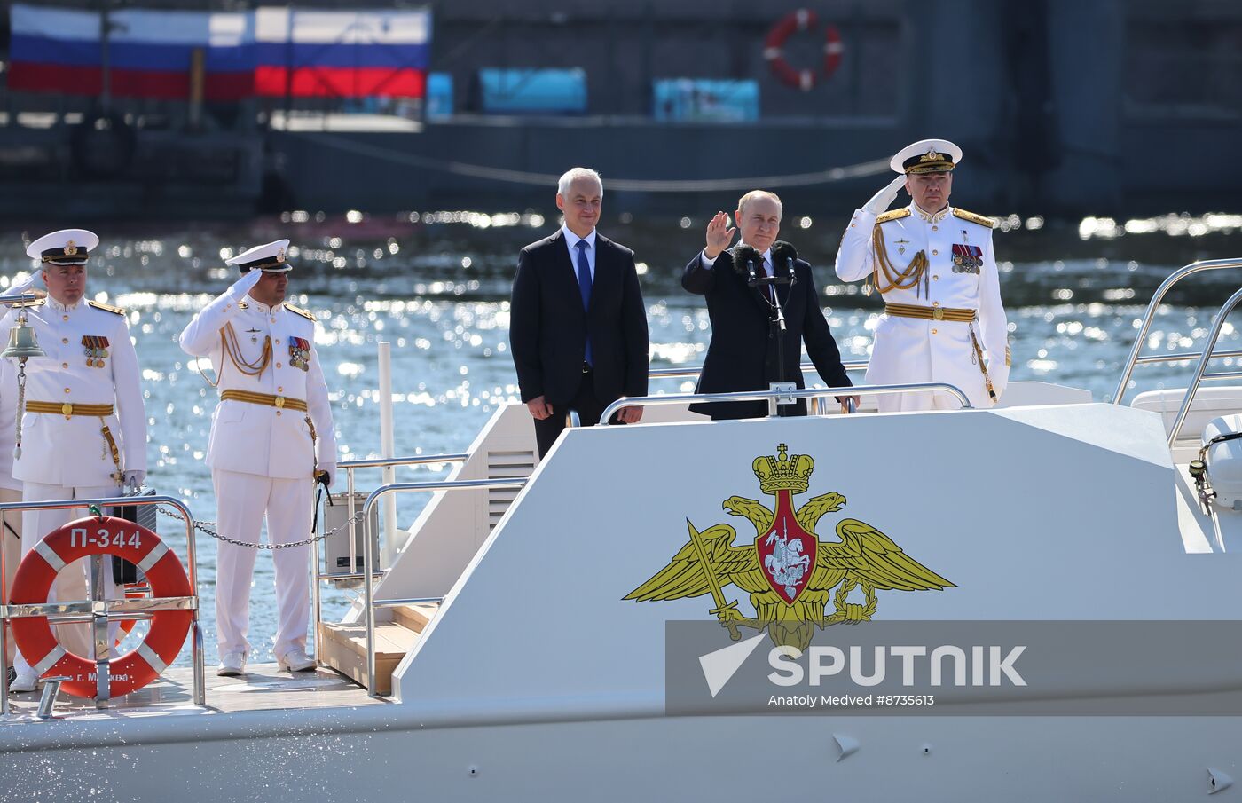 Russia Putin Navy Day Parade