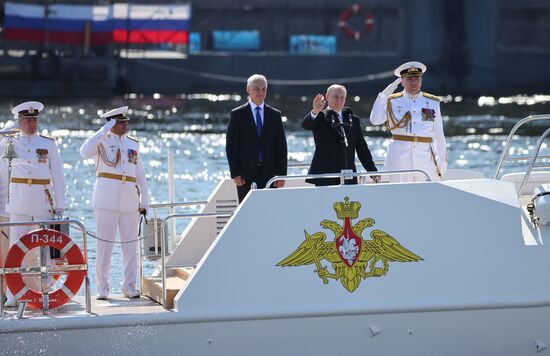 Russia Putin Navy Day Parade