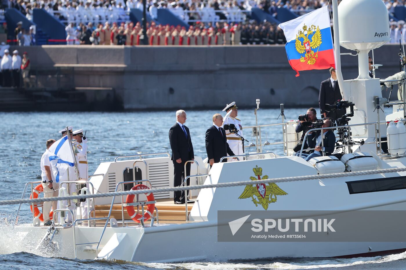 Russia Putin Navy Day Parade