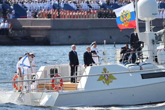 Russia Putin Navy Day Parade