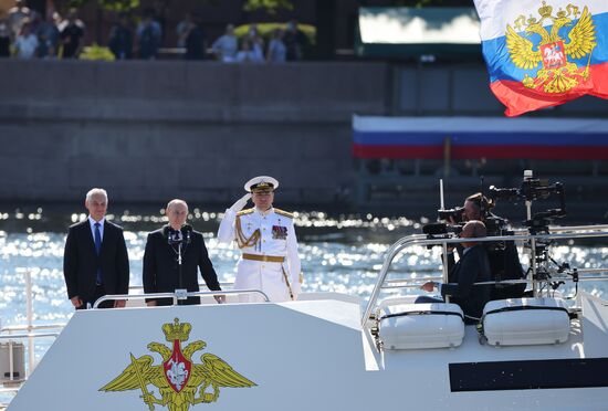 Russia Putin Navy Day Parade