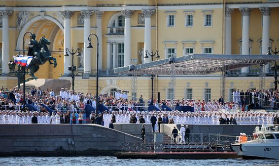 Russia Putin Navy Day Parade