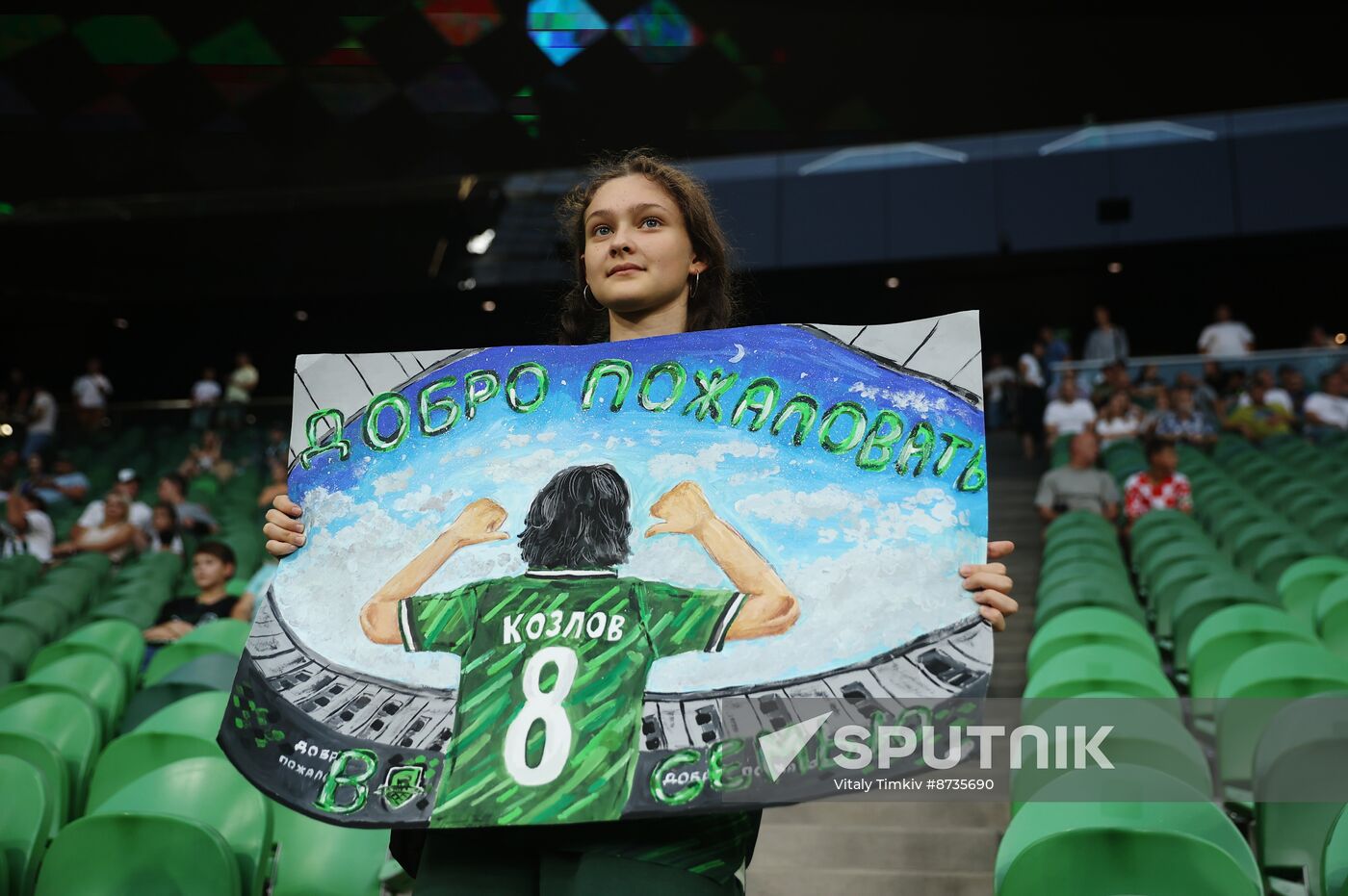 Russia Soccer Premier-League Krasnodar - Makhachkala