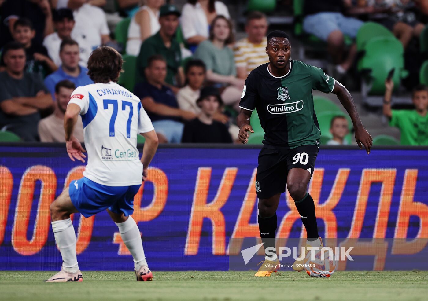 Russia Soccer Premier-League Krasnodar - Makhachkala